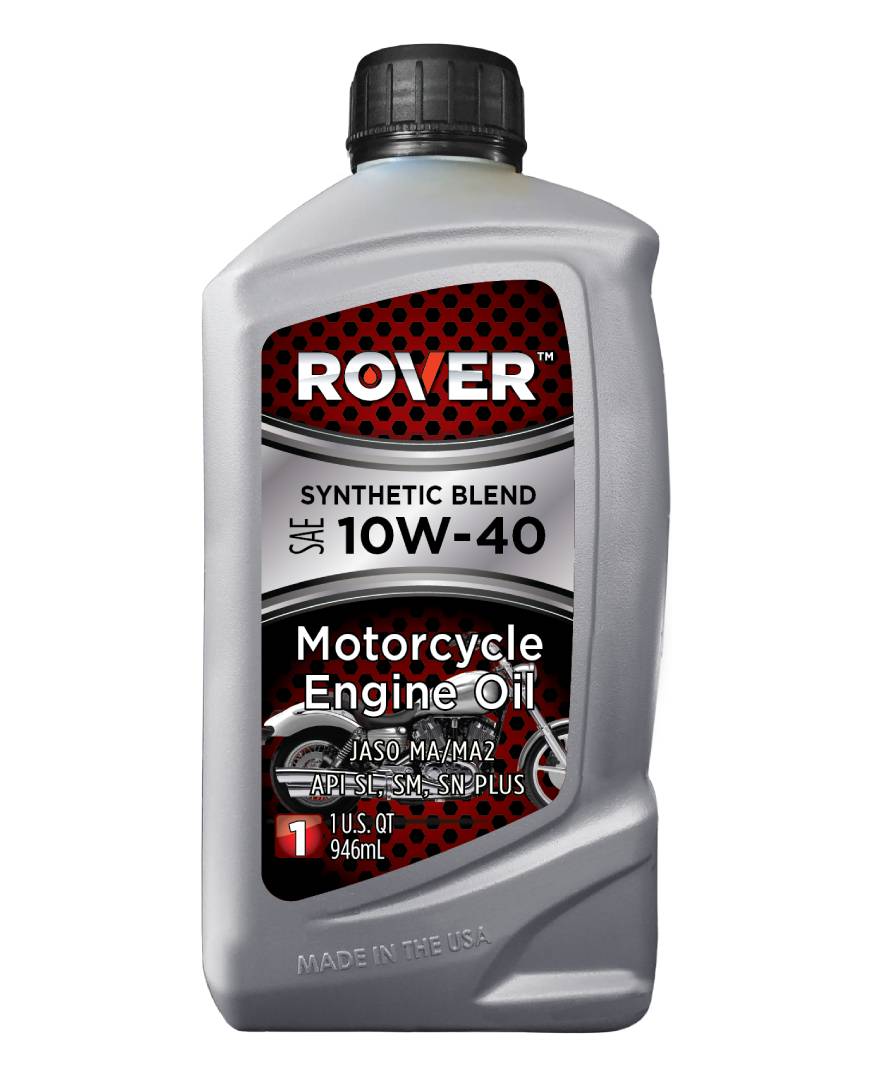 ROVER Synthetic Blend 4T SAE 10W-40 Motorcycle Engine Oil